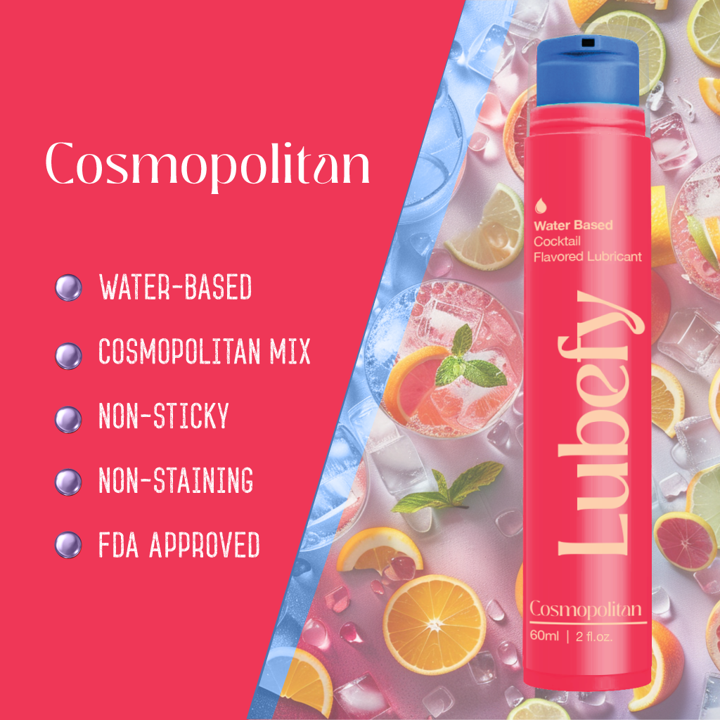 Water-Based Cosmopolitan Flavored Lubricant