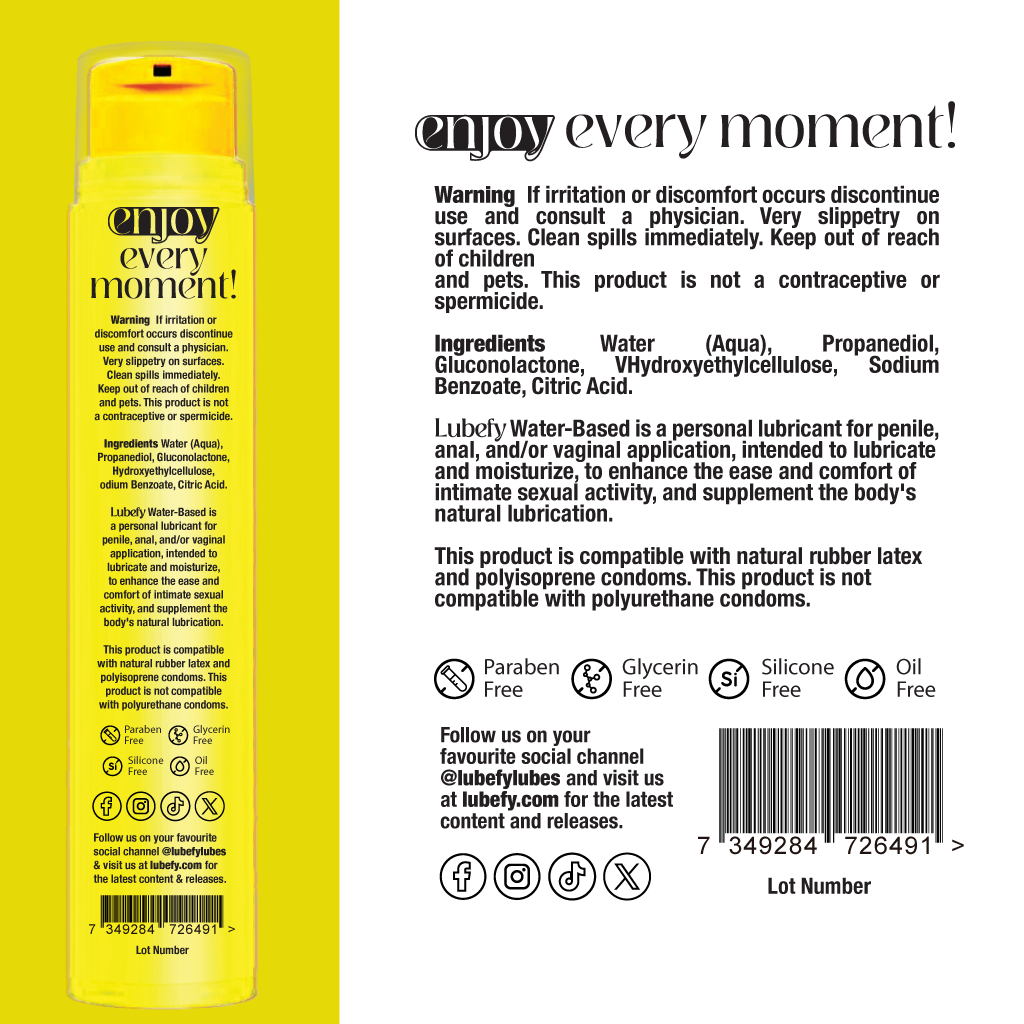 Water-Based Bussy Banana Flavored Lubricant