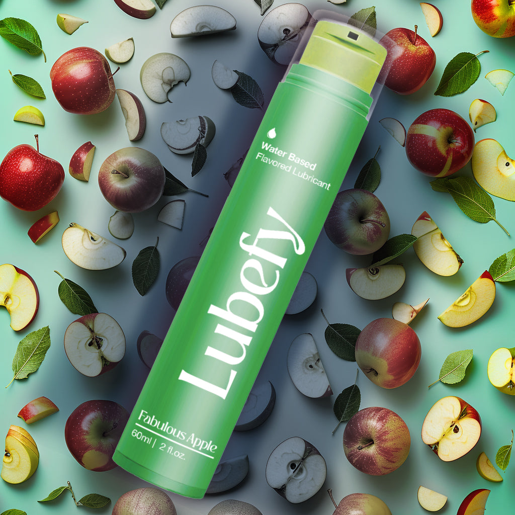 Water-Based Lubefy Fabulous Apple Edible Flavored Lubricant