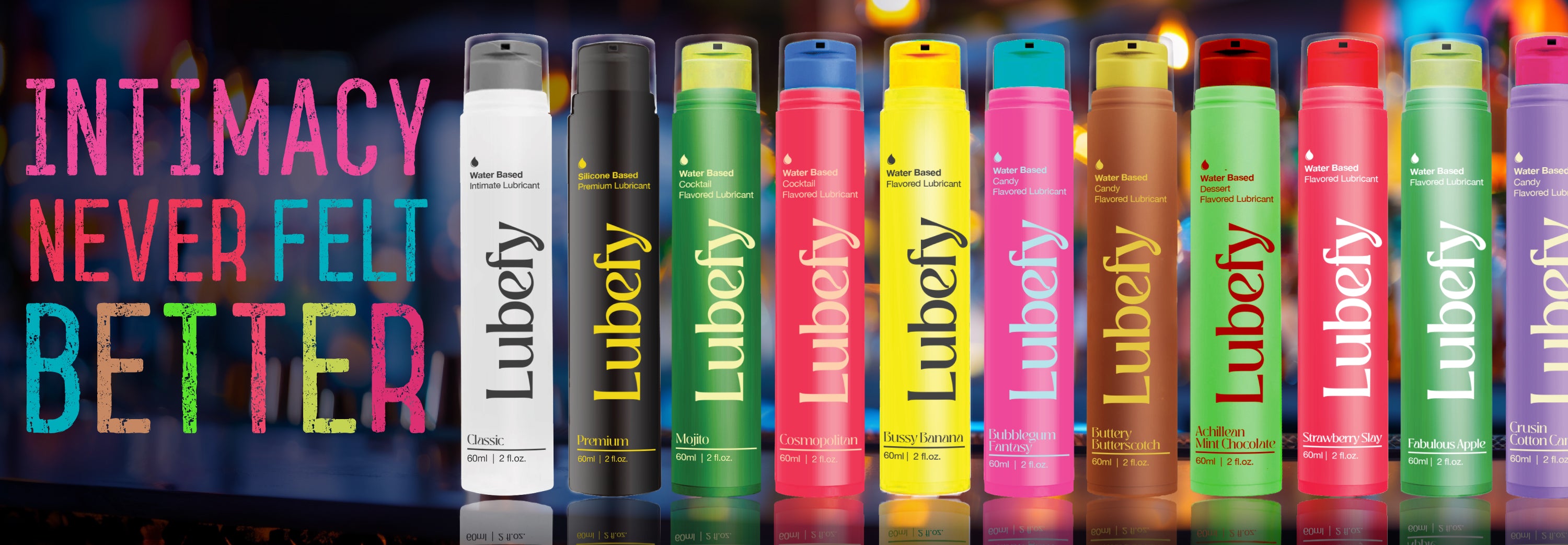 Lubefy Intimate Edible Flavored Sex Lube