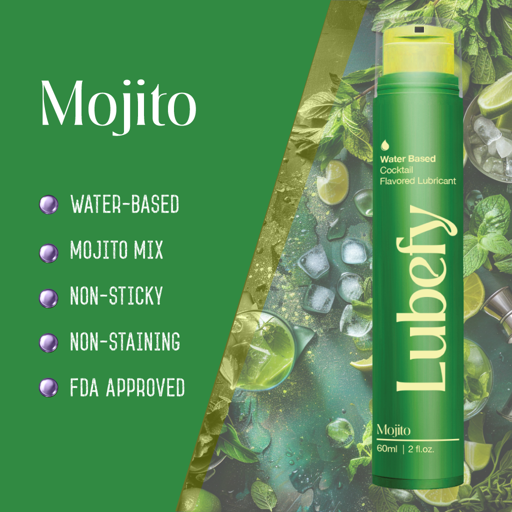 Water-Based Mojito Flavored Lubricant